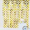 Metallic Round 3x6.5 feet Foil Tassels Fringe Backdrop CURTAINS